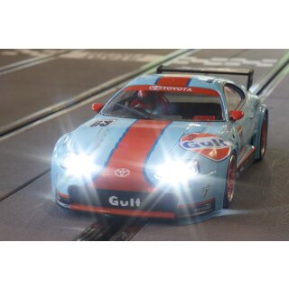 Revoslot Toyota Supra GT Gulf #63 Analog / Carrera Digital 132